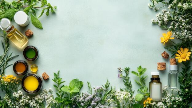 Herbal Oils and Flowers Collection